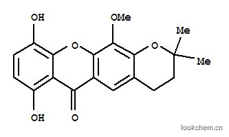 3,4-二氢-7,10-二羟基-12-甲氧基-2,2-二甲基-2H,6H-吡喃并[3,2-B]氧杂蒽-6-酮